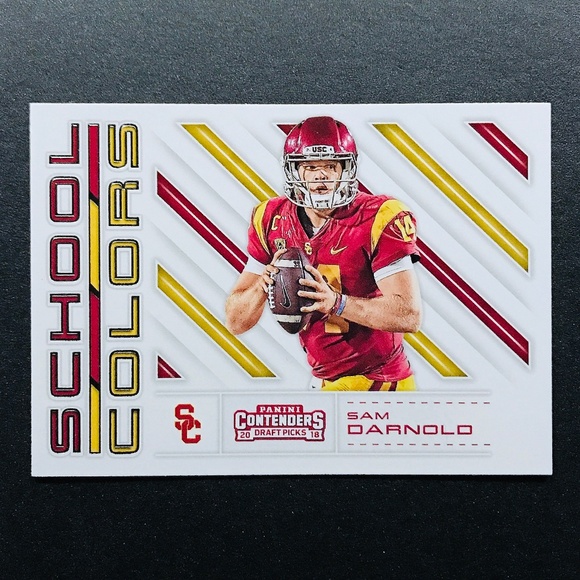 Sam Darnold PRC - 2018 Panini Contenders Draft Picks School Colors #1 - Picture 1 of 2